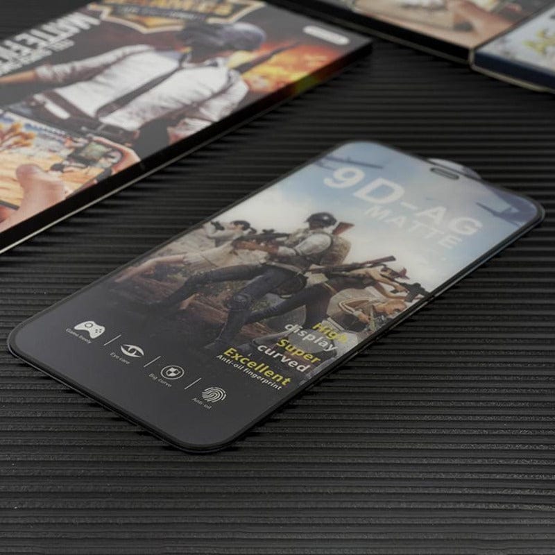 Samsung Galaxy A30/A50/A20 Full Screen Anti Fingerprint AG Matte Tempered Glass Screen Protector Mobiles & Accessories