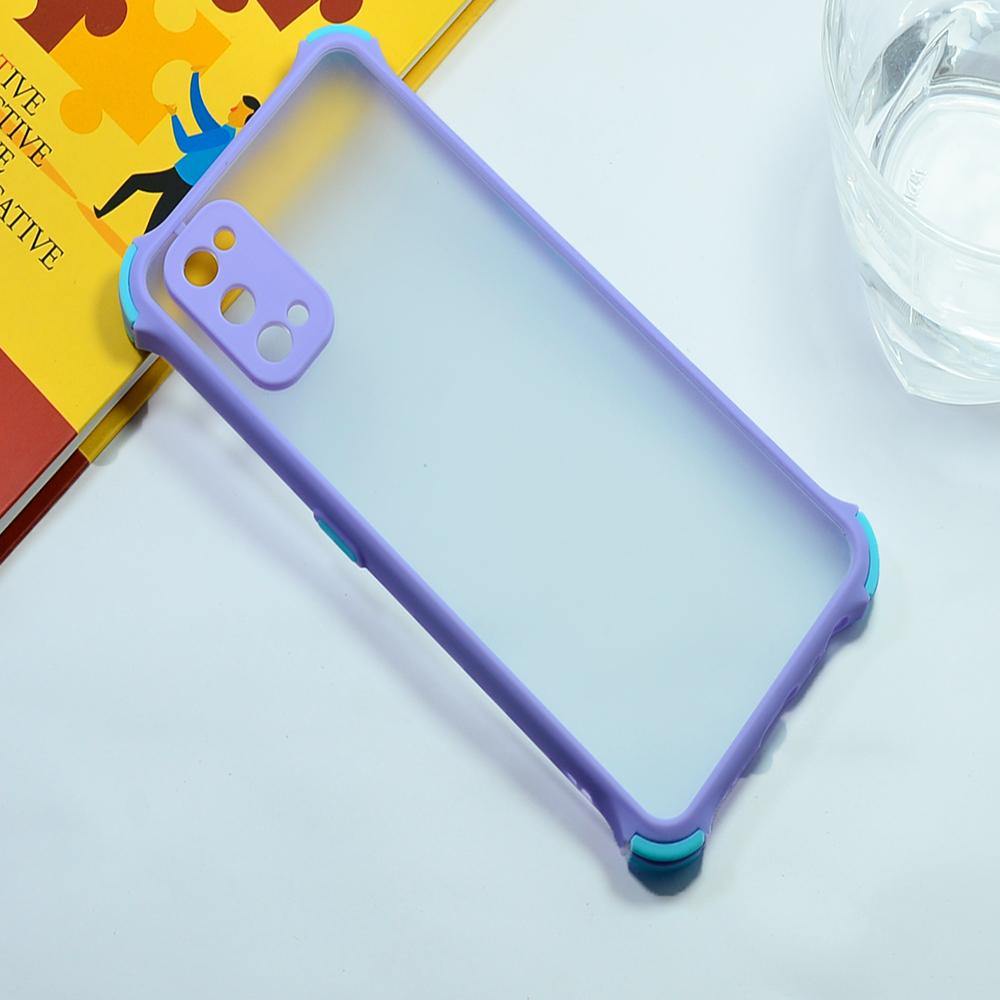 RankOne Custodia In Silicone TPU Per Realme 7 Pro – Grigio Lavanda, Morbida E Antigraffio - 5
