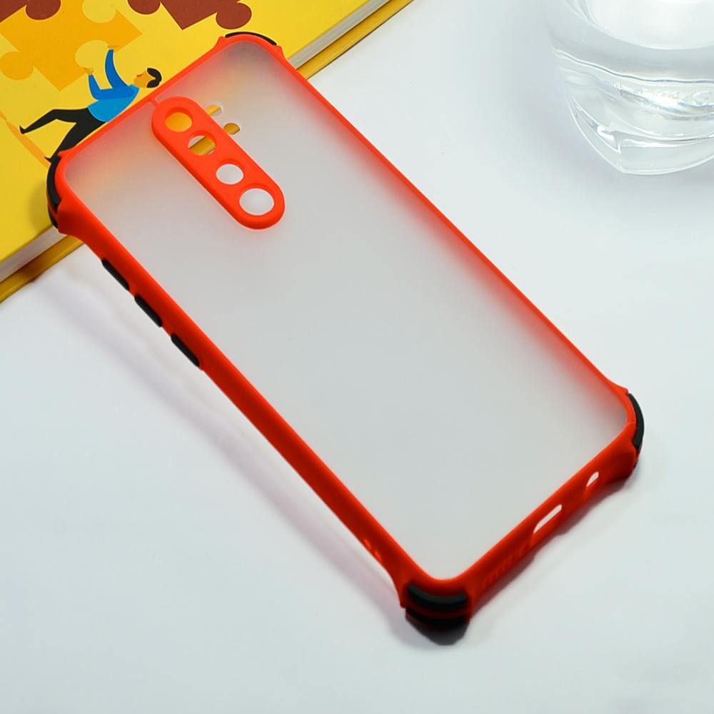 Shockproof Smoke Case For Redmi Note Pro Mobile Cover Red