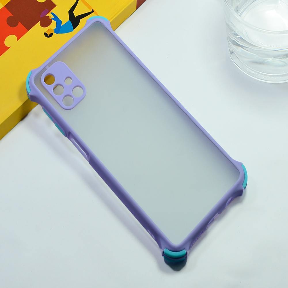 Shockproof Smoke Case For Samsung Galaxy M51 Mobile Cover Pebble Onezeros.in