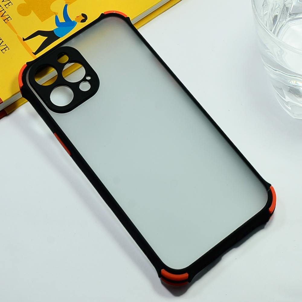 Shockproof Smoke Cover For iPhone 12 Pro Max Phone Back Case Mobiles & Accessories