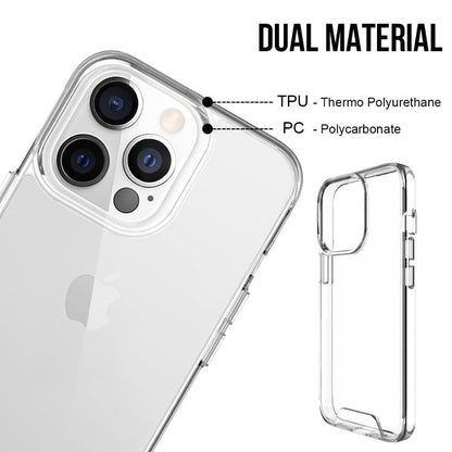 Space Transparent Crystal Phone Case For iPhone 13 Pro Mobiles & Accessories