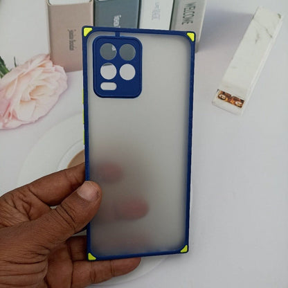 Squared Frosted Matte Smoke Case for Realme 8/8 Pro Shockproof Matte back Cover Mobiles & Accessories