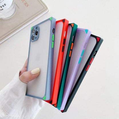 Squared Frosted Matte Smoke Case for Vivo S1 Pro Shockproof Matte back Cover Mobile Covers