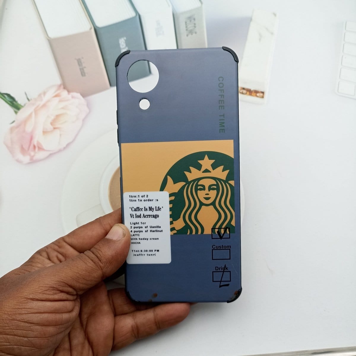 Starbucks Mobile Phone Case for OPPO A17k Back Cover Mobiles & Accessories