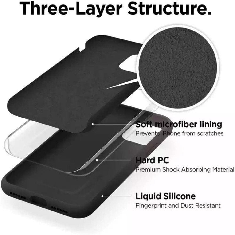 Thick Quality Liquid Silicone Phone Case for Vivo Y31s/Y72 Mobiles & Accessories