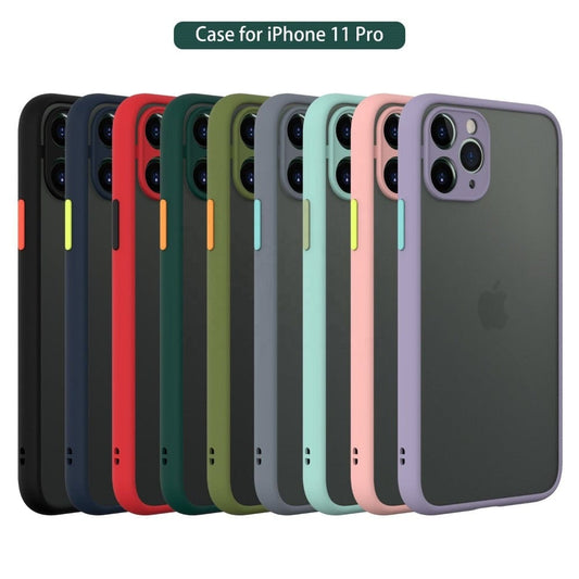 Smoke Case for iPhone 11 Pro Back Cover Camera Protection Phone Case Mobiles & Accessories