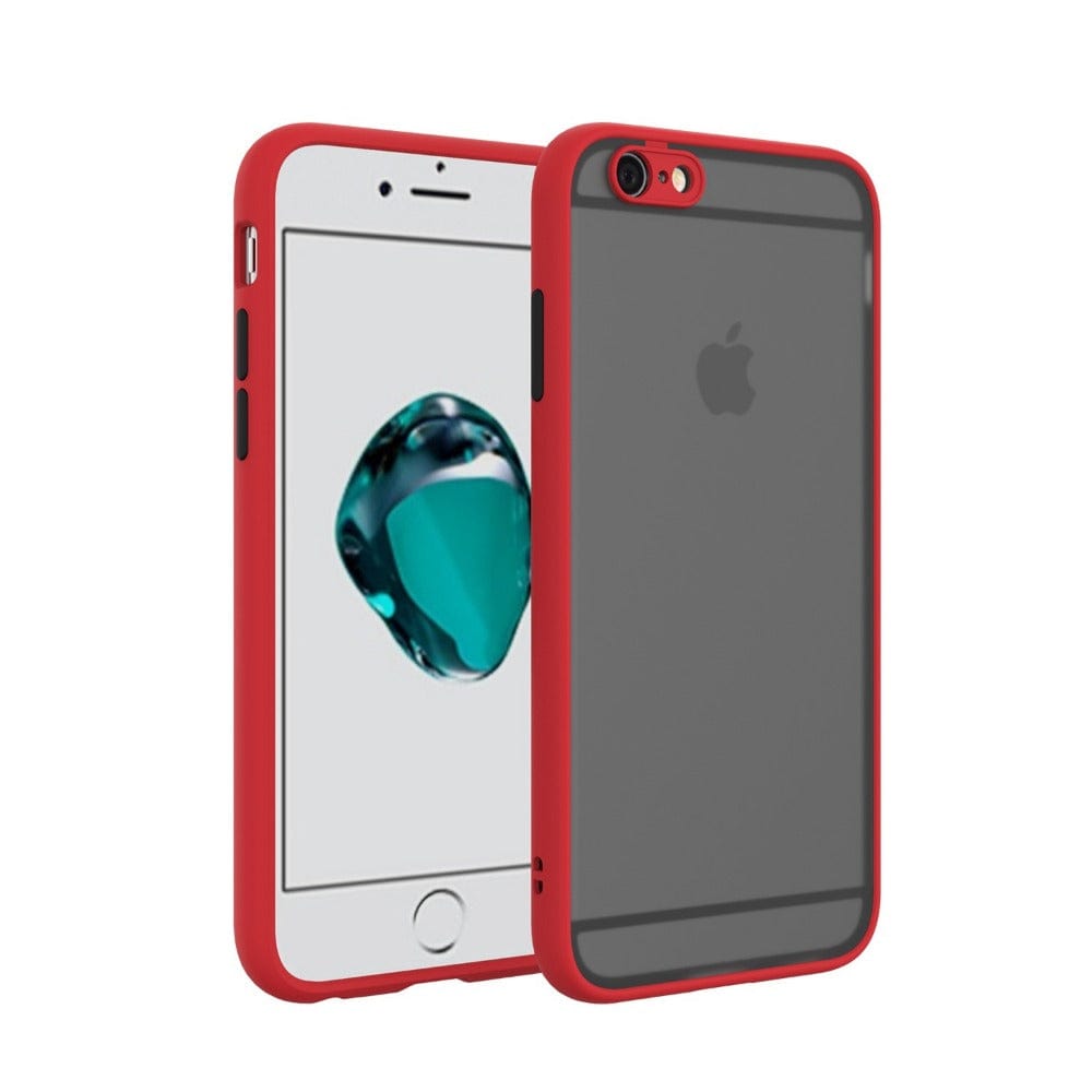 Translucent Frosted Smoke Mobile Cover for Apple iPhone 6 Camera Protection Phone Case Mobiles & Accessories