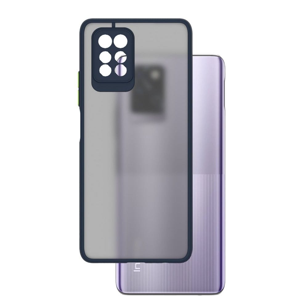 Translucent Frosted Smoke Mobile Cover for Infinix Note 10 Pro Camera Protection Phone Case Mobiles & Accessories