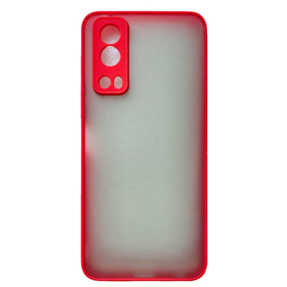 Translucent Frosted Smoke Mobile Cover for IQOO Z3 Camera Protection Phone Case Mobiles & Accessories