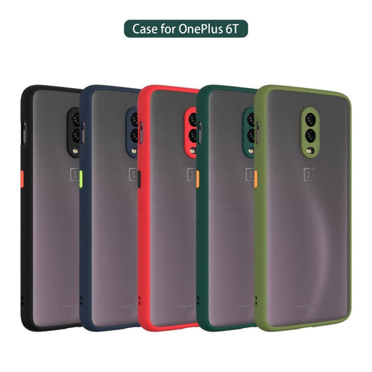 Smoke Case for OnePlus 6T Back Cover Camera Protection Phone Case Mobiles & Accessories
