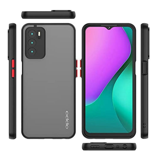 Smoke Case for OPPO A16 Back Cover Camera Protection Phone Case Mobiles & Accessories