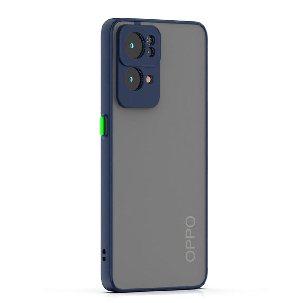 Translucent Frosted Smoke Mobile Cover for Oppo Reno 7 Pro Camera Protection Phone Case Mobiles & Accessories