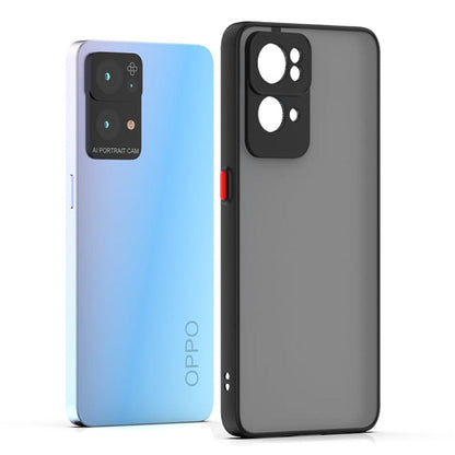 Translucent Frosted Smoke Mobile Cover for Oppo Reno 7 Pro Camera Protection Phone Case Mobiles & Accessories