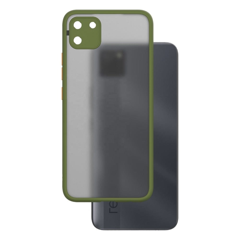 Translucent Frosted Smoke Mobile Cover for RealMe C11 Camera Protection Phone Case Mobiles & Accessories