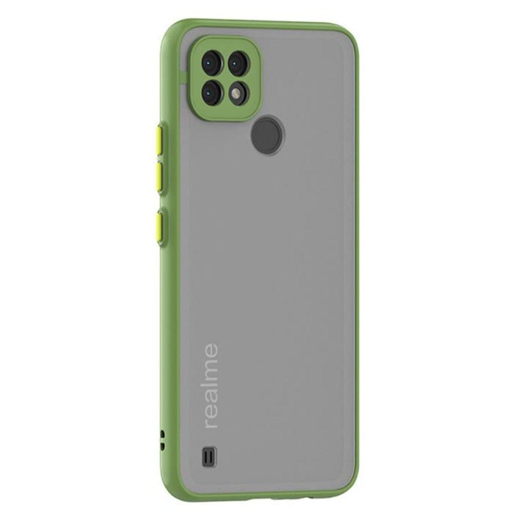 Translucent Frosted Smoke Mobile Cover for RealMe C21 Camera Protection Phone Case Mobiles & Accessories