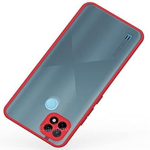 Translucent Frosted Smoke Mobile Cover for RealMe C21Y/C25Y Camera Protection Phone Case Mobiles & Accessories