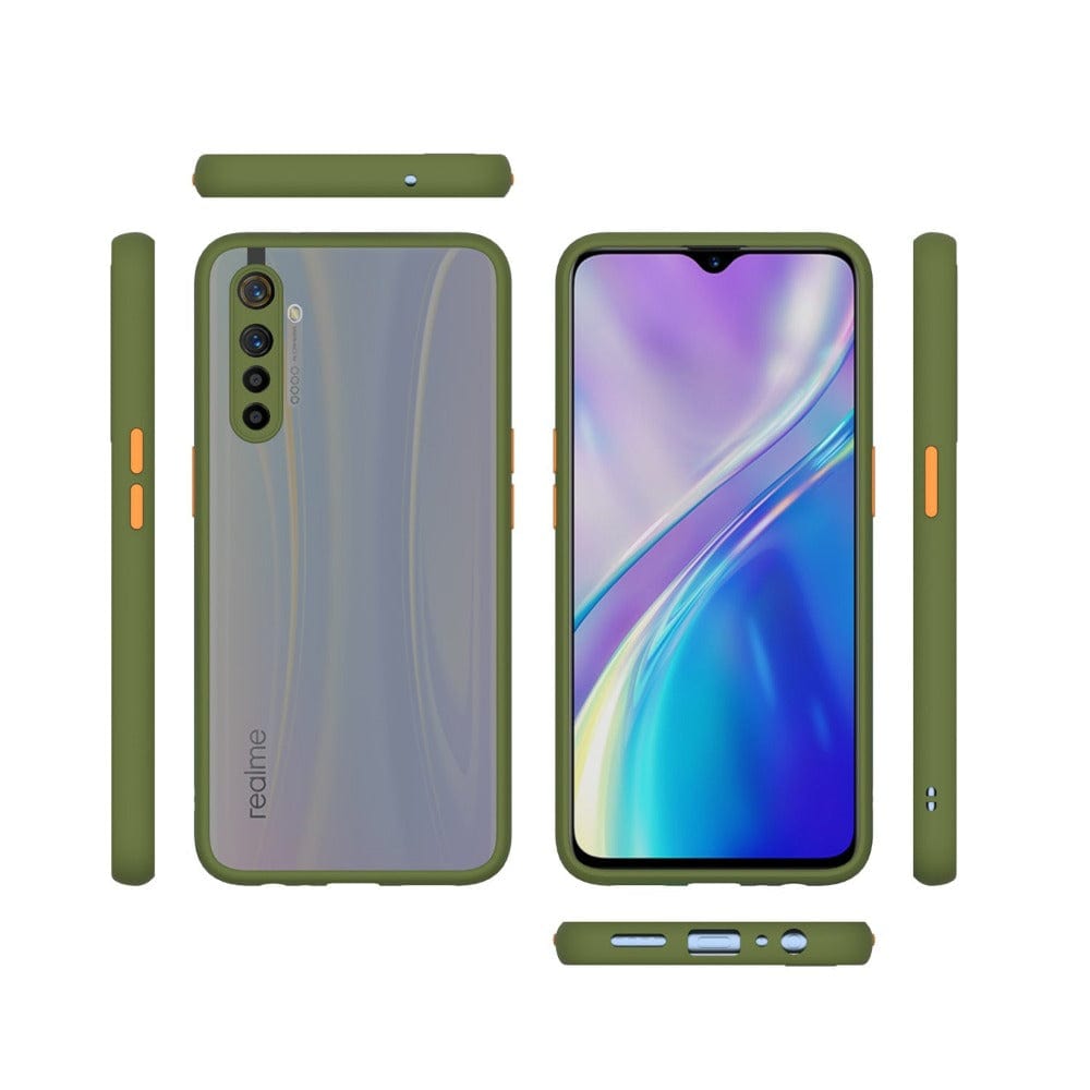 Translucent Frosted Smoke Mobile Cover for Realme X2/XT Camera Protection Phone Case Mobiles & Accessories