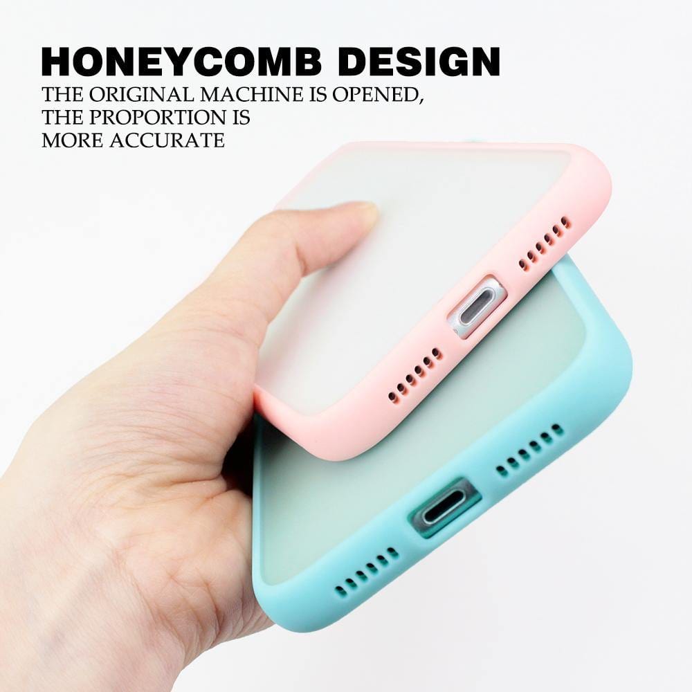 Translucent Frosted Smoke Mobile Cover for Realme X50 Camera Protection Phone Case Onezeros.in