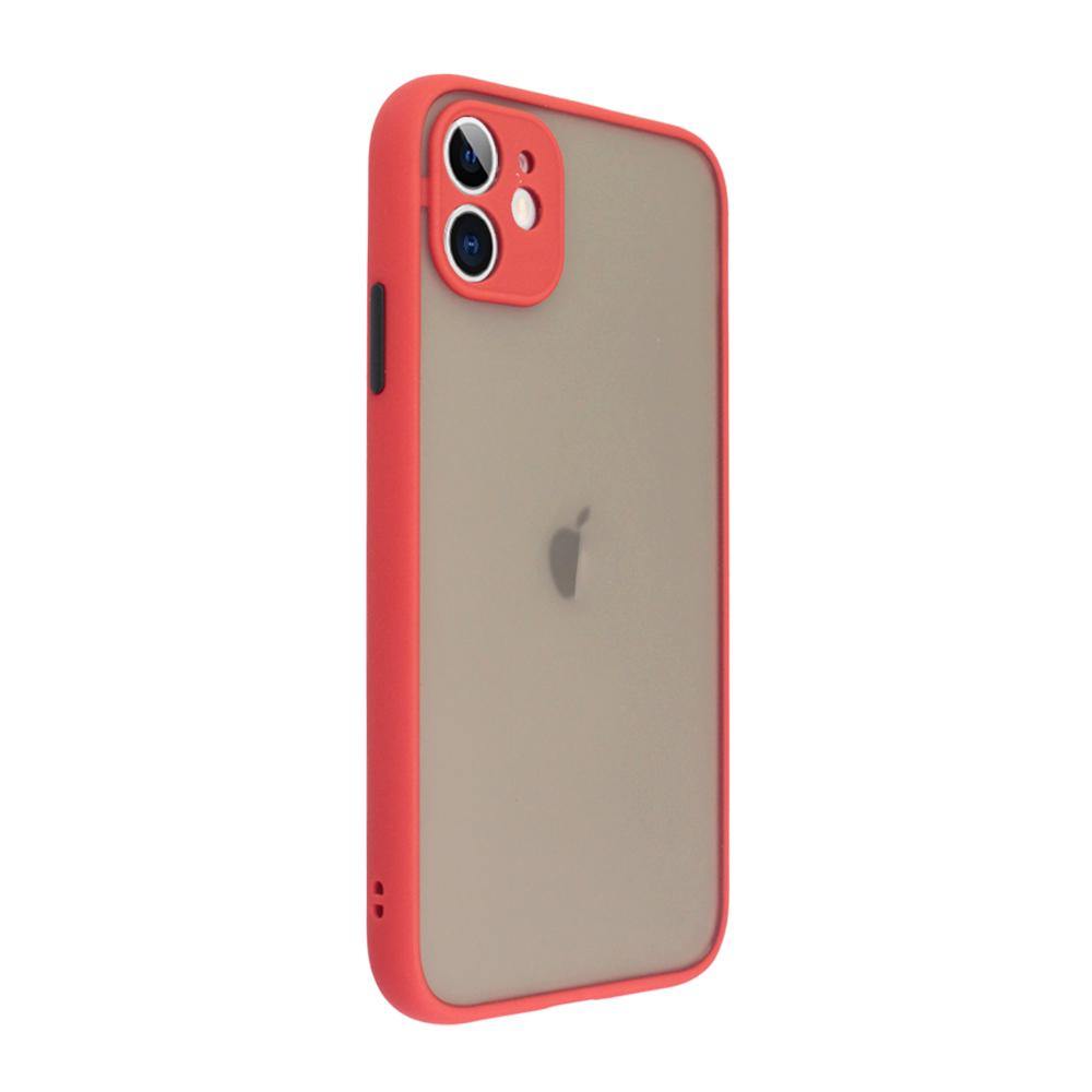 Translucent Frosted Smoke Mobile Cover for Realme X50 Camera Protection Phone Case Red Onezeros.in