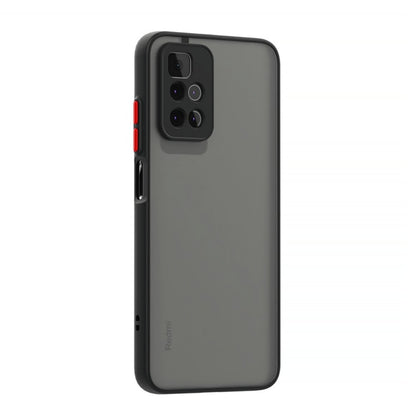 Translucent Frosted Smoke Mobile Cover for RedMi 10 Prime Camera Protection Phone Case Mobiles & Accessories