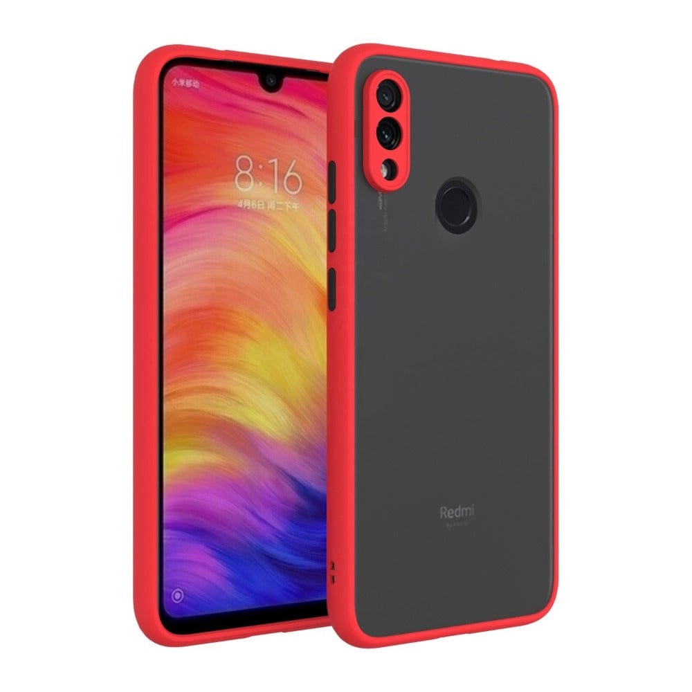 Translucent Frosted Smoke Mobile Cover for RedMi 7/Y3 Camera Protection Phone Case Mobiles & Accessories