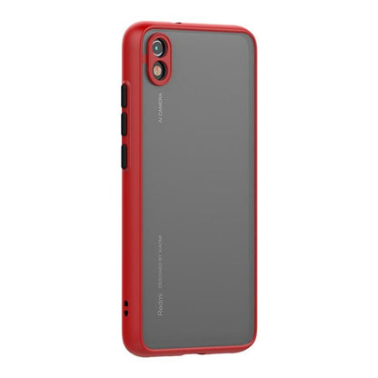 Translucent Frosted Smoke Mobile Cover for RedMi 7A Camera Protection Phone Case Mobiles & Accessories