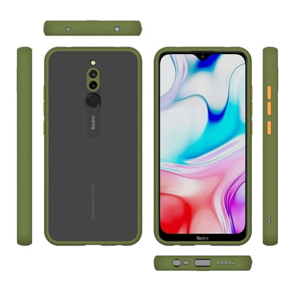 Translucent Frosted Smoke Mobile Cover for RedMi 8 Camera Protection Phone Case Mobiles & Accessories