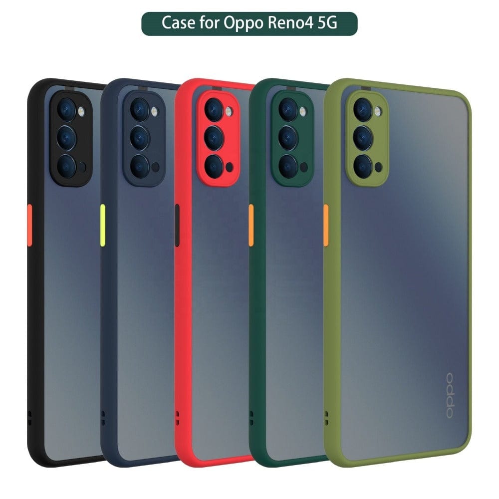 Smoke Case for OPPO Reno4 Pro Back Cover Camera Protection Phone Case