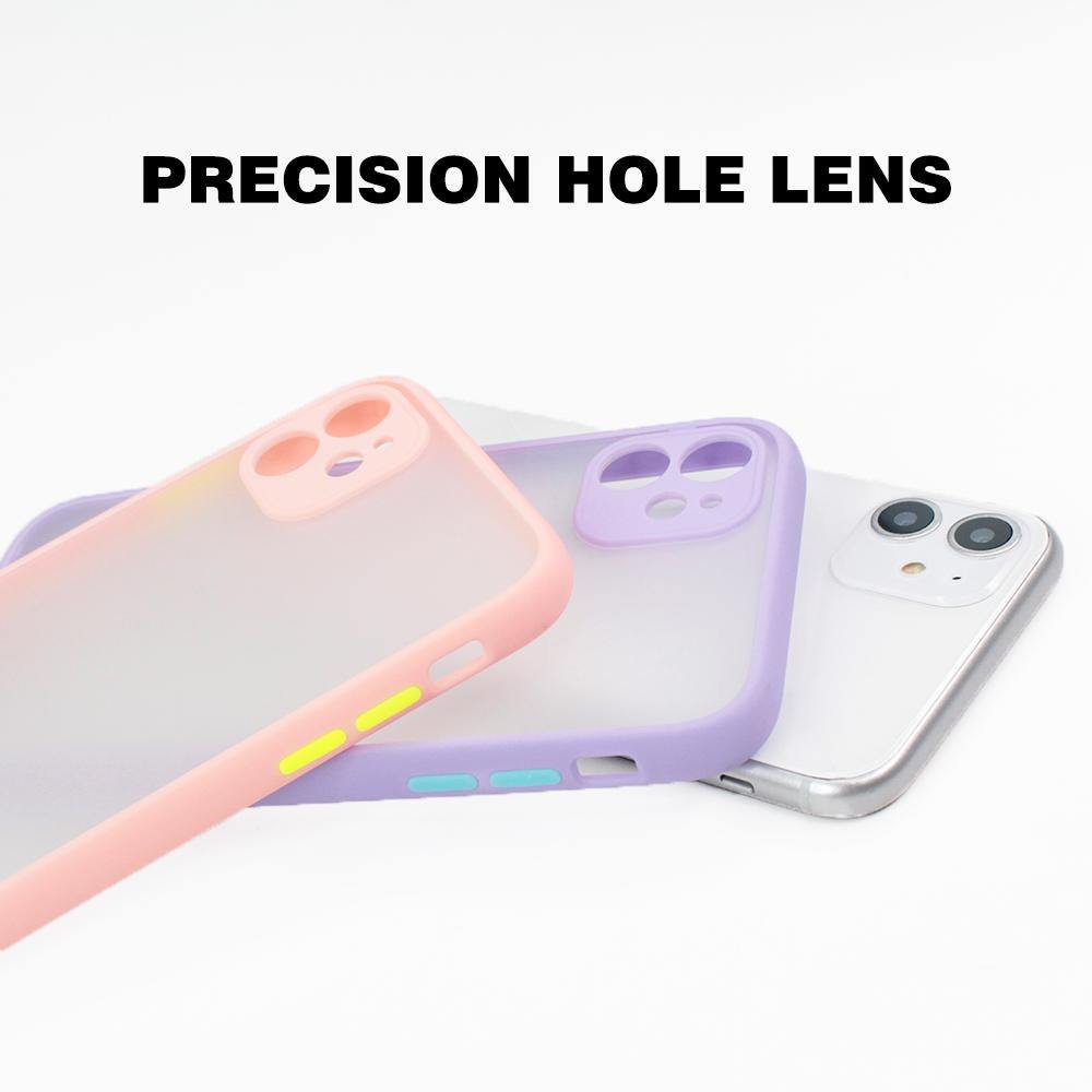 Translucent Frosted Smoke Mobile Cover for Samsung M30s Camera Protection Phone Case Mobiles & Accessories