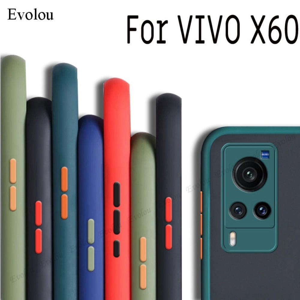 Smoke Case for Vivo X60 Pro Back Cover Camera Protection Phone Case Mobiles & Accessories