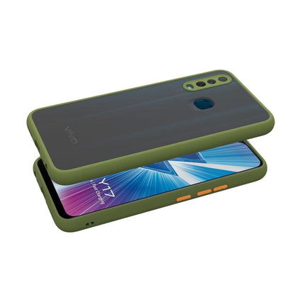 Translucent Frosted Smoke Mobile Cover for Vivo Y12/Y15/Y17/U10 Camera Protection Phone Case Mobiles & Accessories
