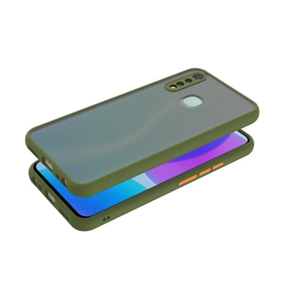 Translucent Frosted Smoke Mobile Cover for Vivo Y19/U20 Camera Protection Phone Case Mobiles & Accessories