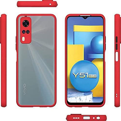Smoke Case for Vivo Y31/Y51 Back Cover Camera Protection Phone Case