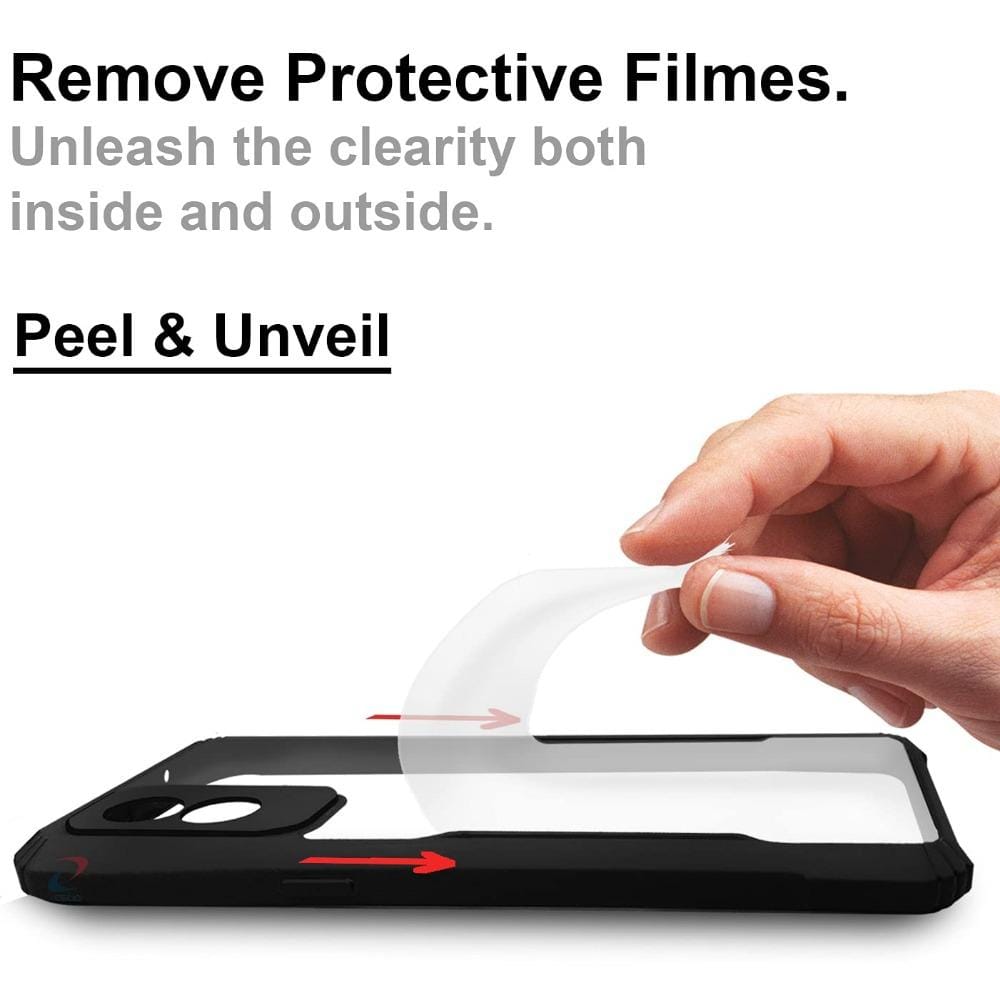 Transparent Hybrid Shockproof Back Case For Pixel 6A Mobiles & Accessories