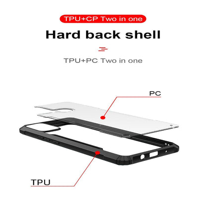 Transparent Hybrid Shockproof Back Case For Pixel 7 Pro Mobiles & Accessories