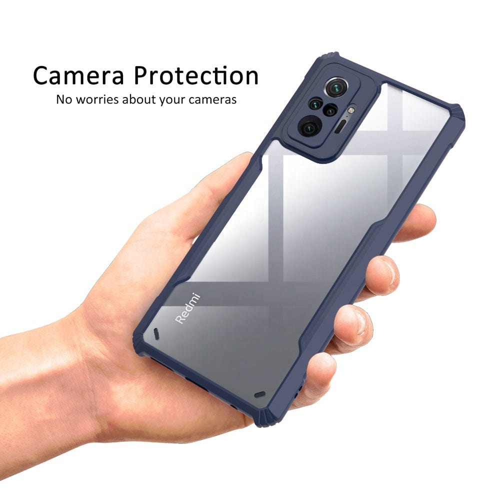 Transparent Hybrid Shockproof Phone Case For Redmi Note 10 Pro/Pro Max Mobiles & Accessories