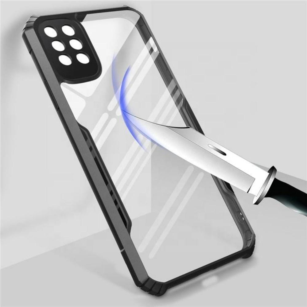 Transparent Hybrid Shockproof Phone Case For Tecno Pova Mobiles & Accessories