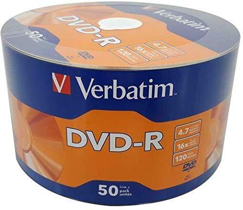Verbatim DVD-R 4.7GB 50 Pack Case Computer Accessories