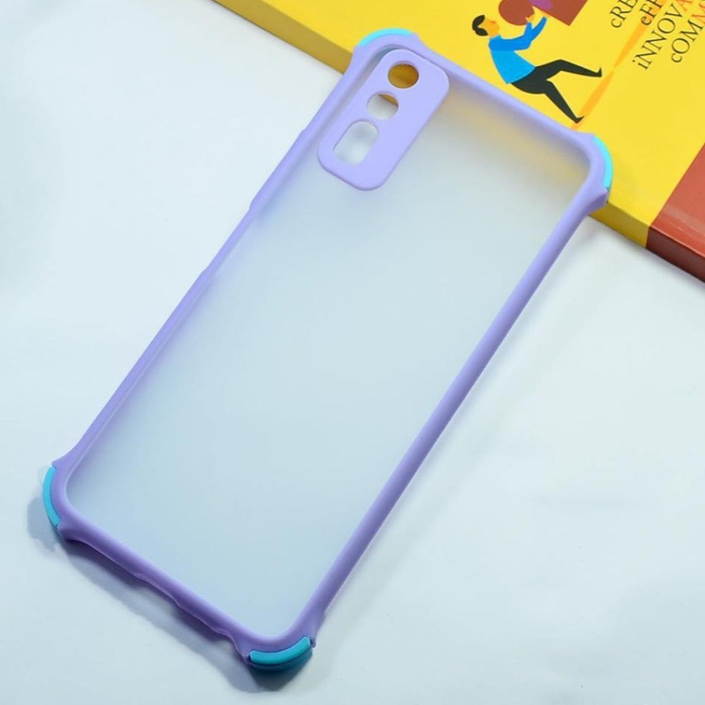 Shockproof Smoke Cover For Vivo Y20/Y12s Mobile Phone Back Case